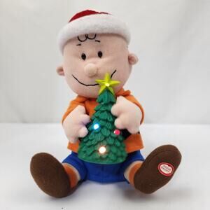 Gemmy Peanuts Charlie Brown & Lighted Christmas Tree Dancing Musical 6.5"
